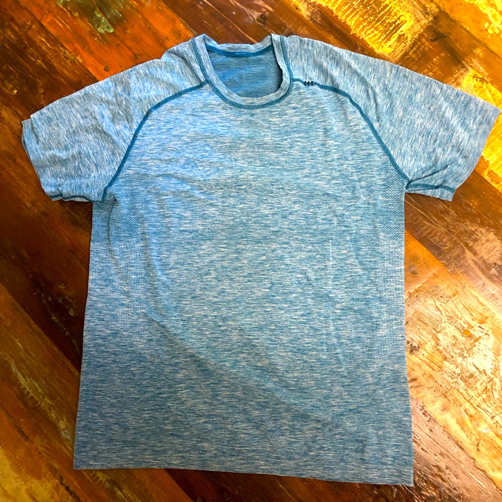 lululemon Metal Vent Tech- Dark Teal/White